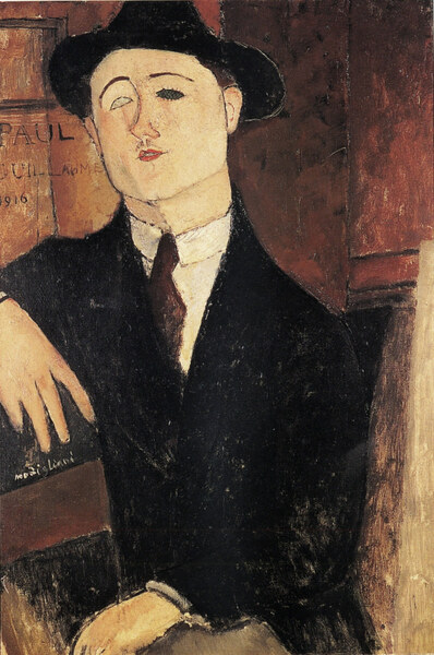 Modigliani - Portrait of Paul Guillaume -3- by Modigliani